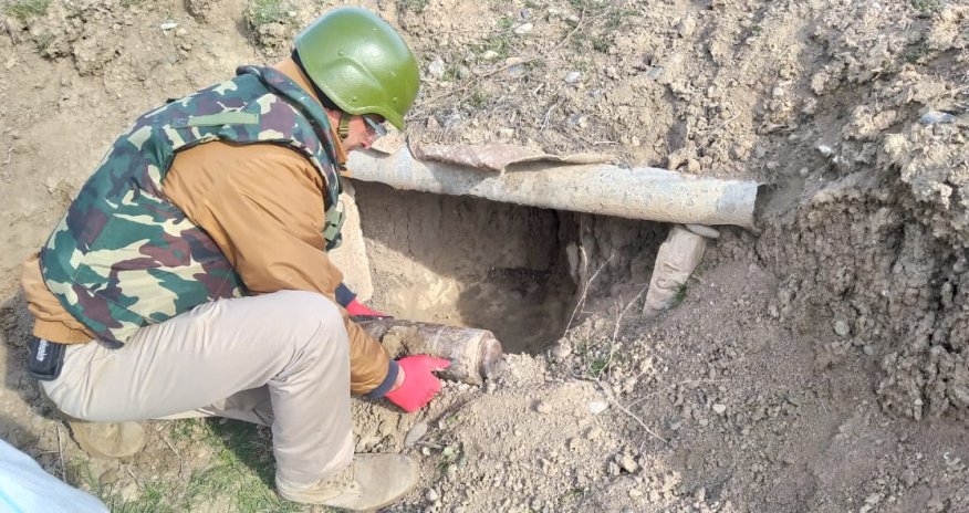 On the special emergency clearance operations executed along the frontline territory by ANAMA