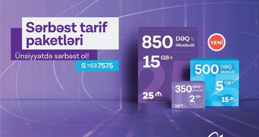 Communication now even more affordable with renewed “Sərbəst” tariffs!