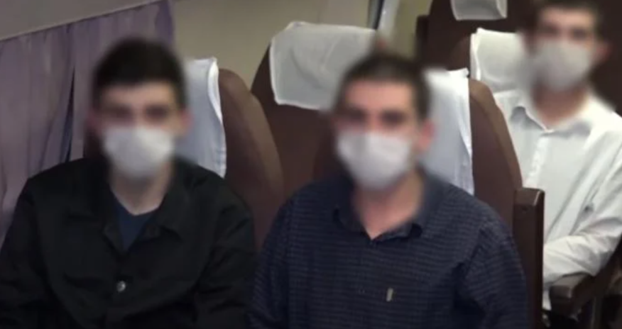 Ermənistana qaytarılan əsirlərin görüntüləri – VİDEO