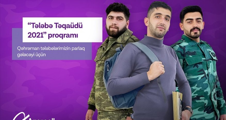 Azercell allocates scholarships to students participating in the Patriotic War