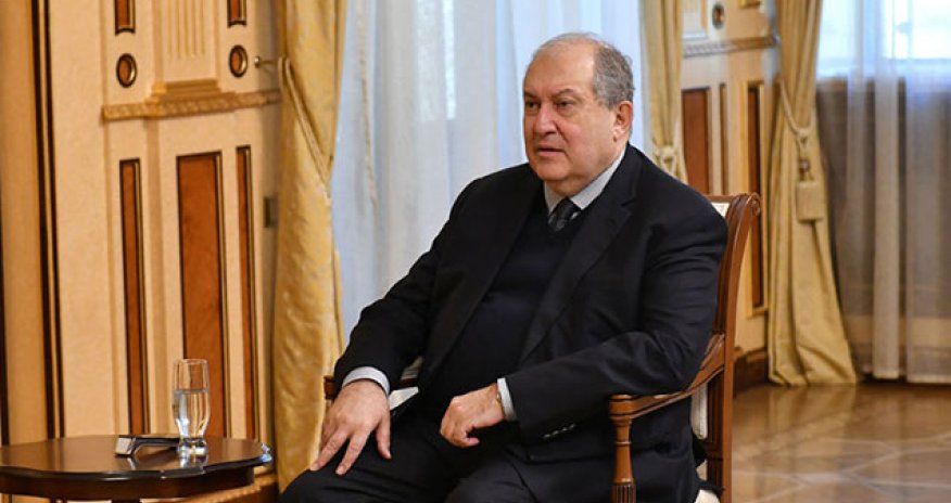 Ermənistan prezidenti Qasparyanla görüşdü