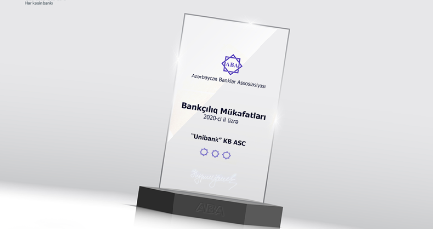 Unibank daha 3 mükafat qazanıb