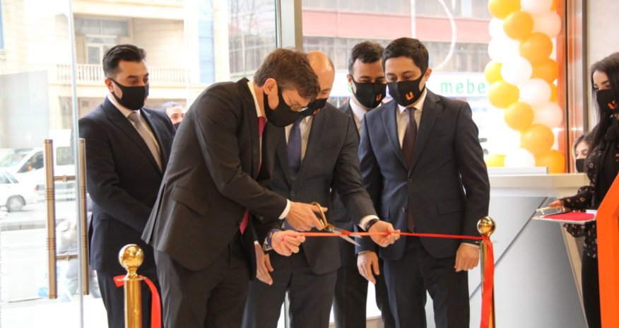 Unibank filialı yeni konseptdə və yeni ünvanda - FOTO/VIDEO