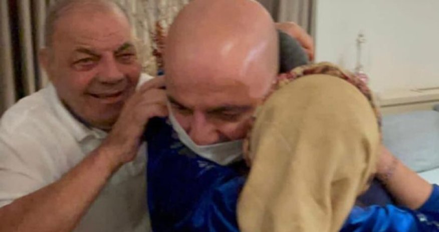 Mübariz Mənsimov ailəsi ilə görüşdü  -  VİDEO