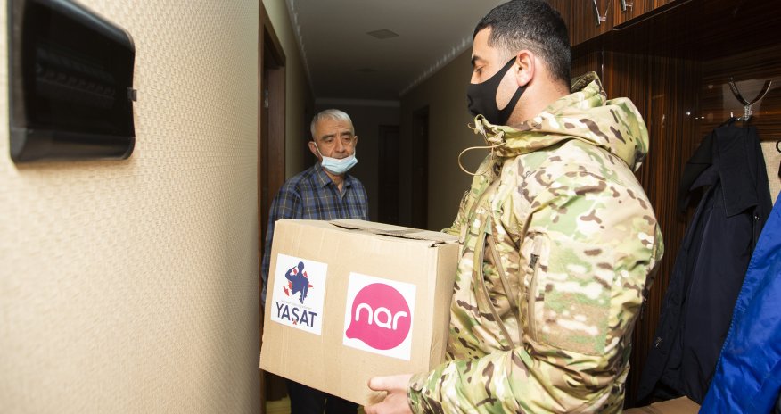 Nar presents Novruz gifts to martyrs’ families and war veterans together with ‘YASHAT’ Foundation