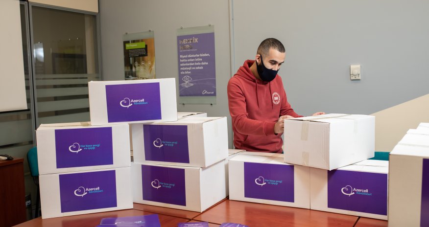 “Azercell Volunteers” present Novruz gifts to families of our heroes