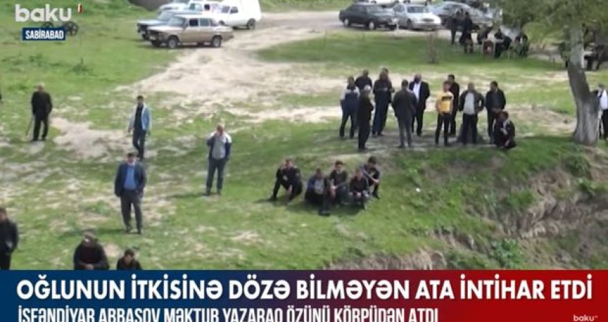 Oğlunun itkisinə dözə bilməyən ata İNTİHAR ETDİ – VİDEO