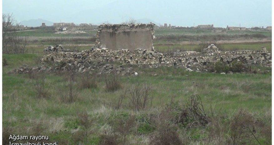 Ağdamın İsmayılbəyli kəndinin görüntüləri