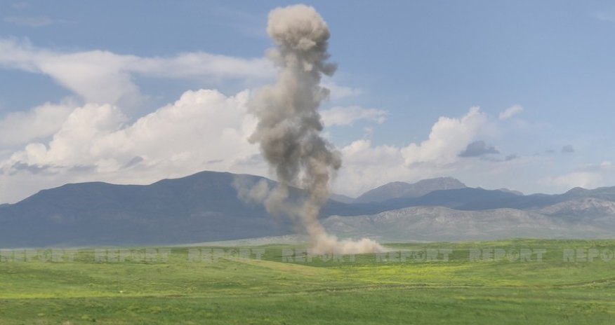 Zəngilan və Qubadlıda 63 ədəd partlamamış hərbi sursat və mina zərərsizləşdirilib - VİDEO