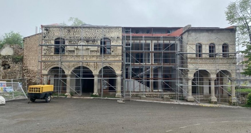 Şuşada abadlıq işləri görülür - FOTO