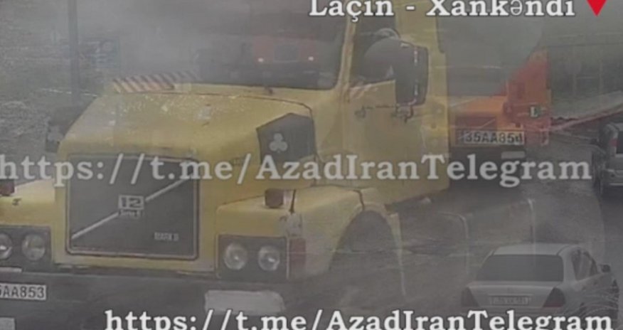 İranın yük maşınları yenə Qarabağa gedir?