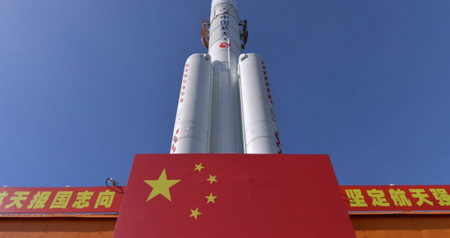 Çinin raket qalıqları bu əraziyə düşdü - VİDEO