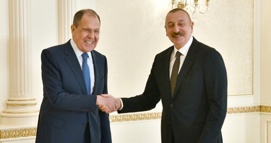 Prezident Rusiyanın xarici işlər nazirini qəbul edib