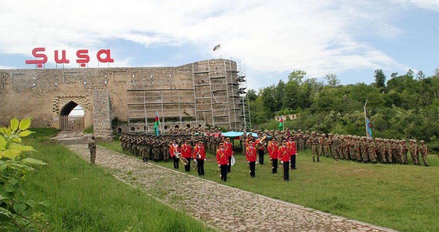 Şuşada Respublika Günü…. - VİDEO