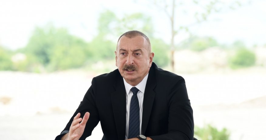 Ağdamın baş planının təqdimat mərasimindən - Fotolar