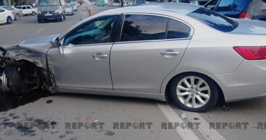 Gəncədə 5 avtomobil qəzaya uğrayıb, 4 nəfər xəsarət alıb