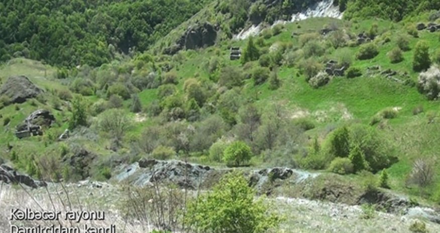 Kəlbəcərin Dəmirçidam kəndindən görüntülər - VİDEO