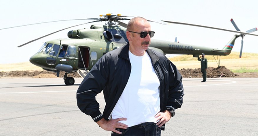 Prezident Füzuli aeroportunda - Fotolar