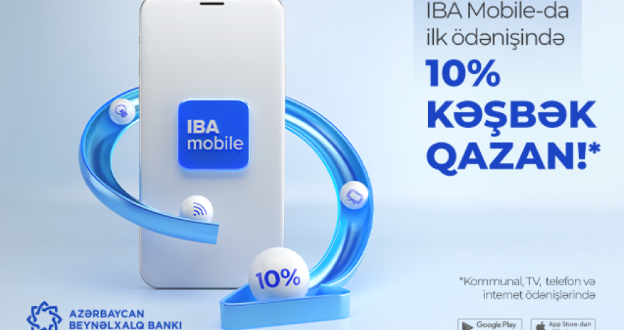 Совершайте платежи через мобильное приложение – получайте кэшбэк 10%!