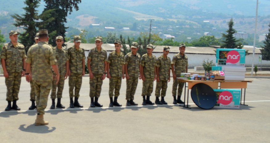 Nar celebrated Day of Armed Forces with soldiers in liberated territories