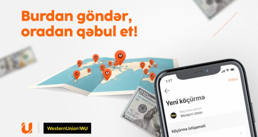 Международные денежные переводы с Western Union теперь доступны в мобильном Unibank