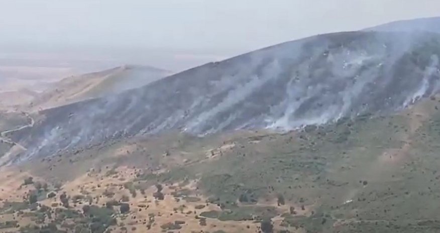 Hadrut istiqamətində yanğın başlayıb -VIDEO