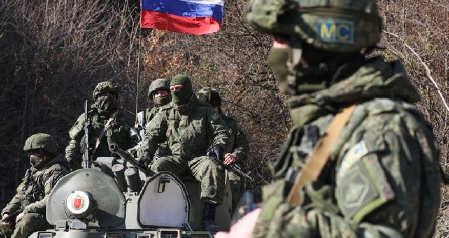 Sülhməramlılar Qarabağda hərbi təlimlər keçirir - VİDEO