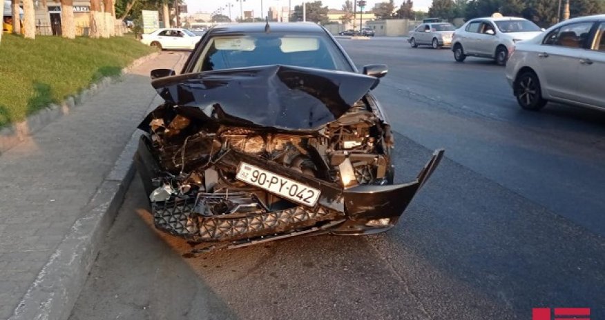 Bakıda toy korteji qəzaya uğradı, xəsarət alanlar var - Fotolar