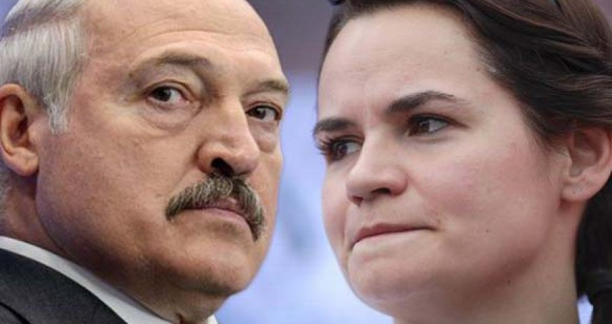 Lukaşenko Tixanovskayanı təhqir etdi