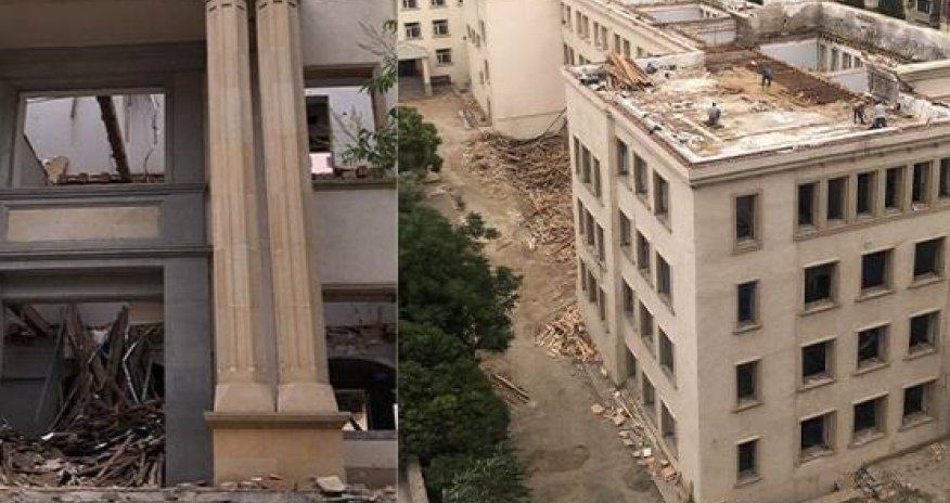 35 nömrəli məktəb niyə sökülür? - Foto