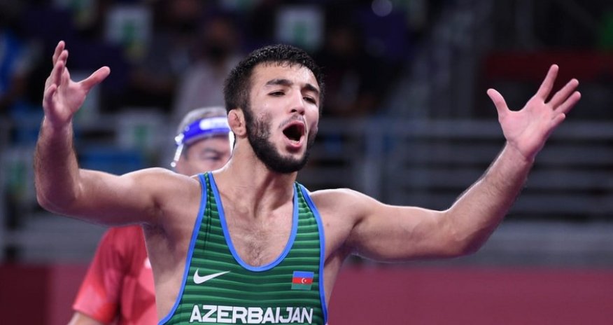 Токио-2020: Азербайджанский борец завершил выступление без медали