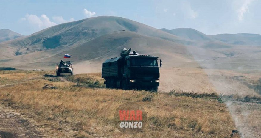 Rus qoşunları Kəlbəcərlə sərhəddə - FOTO