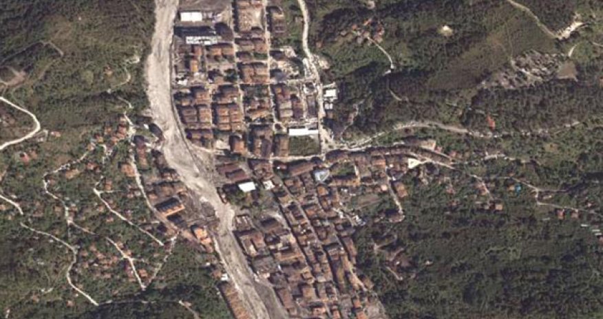 Türkiyədə sel fəlakəti kosmosdan belə görünür - Fotolar