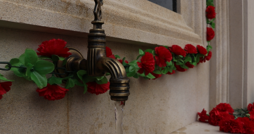 Şəhid qardaşı üçün qardaşlar bulaq inşa etdilər-VİDEO+FOTO