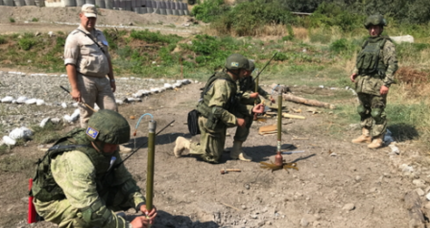 Rusiya Qarabağda PUA vurmaq üçün təlim keçir - Video