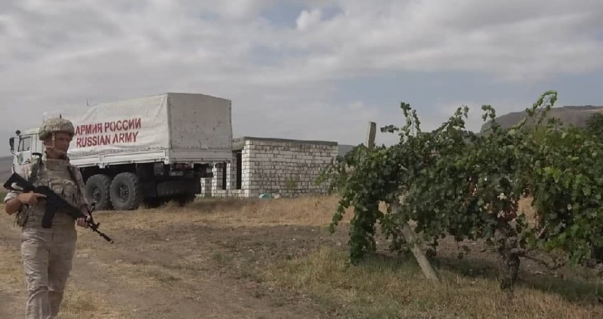 Rusiya sülhməramlıları ermənilərə üzüm yığımında kömək  edir