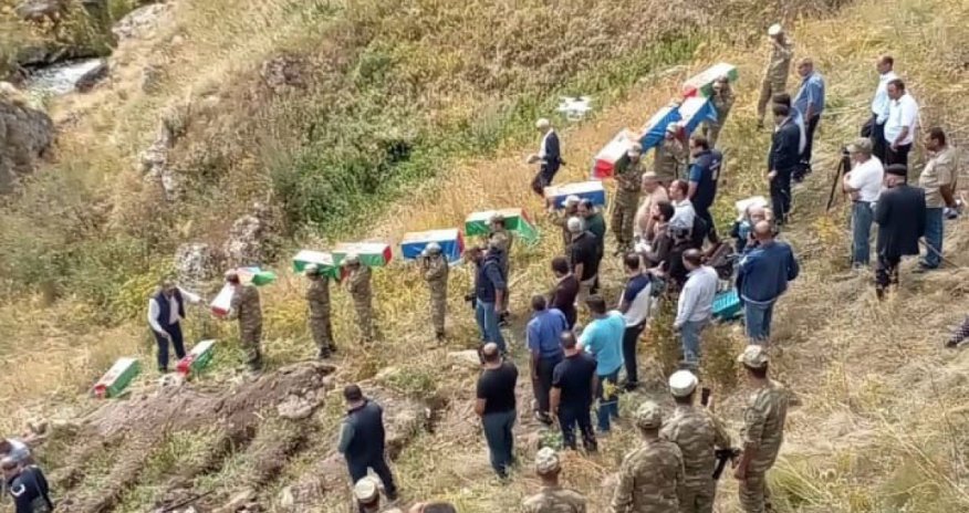 Remains of 12 residents of Kalbajar's Bashlibel identified, they laid to rest in separate graves in previous place