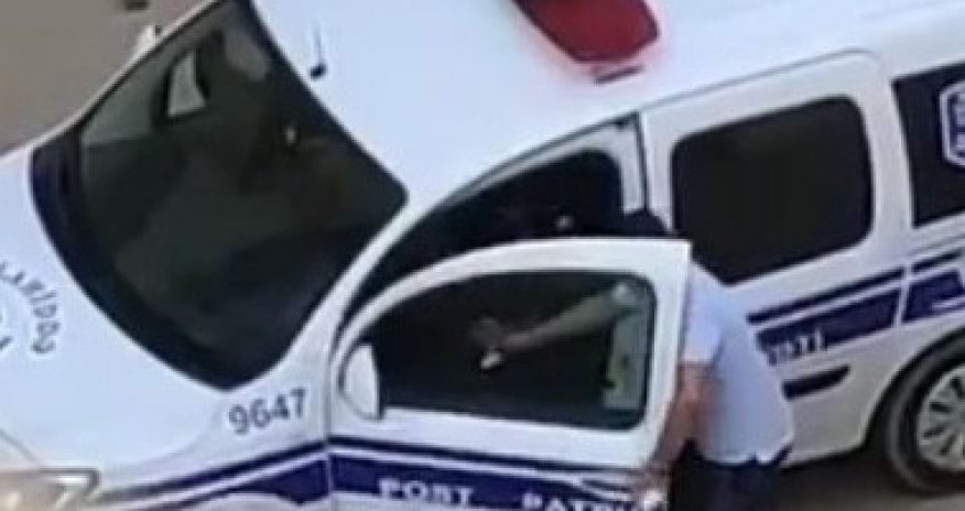 Bakıda rüşvət alan polis kameraya belə yaxalandı-VİDEO