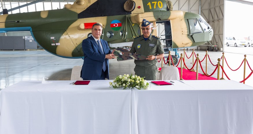The Overhaul of Another Helicopter Completed in Azerbaijan