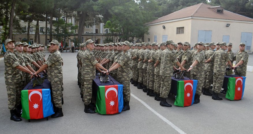 Kursantların andiçmə mərasimi baş tutub - VİDEO
