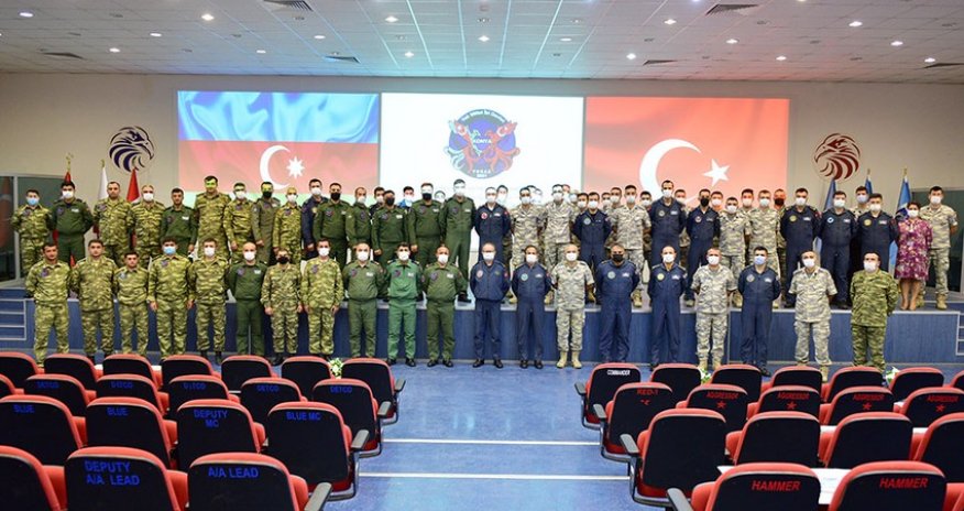 Closing ceremony of TurAz Falcon - 2021 exercises held
