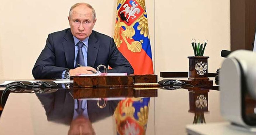 Putin onlayn səs verdi - Video