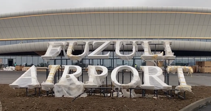 Füzuli aeroportundan yeni görüntülər - VİDEO