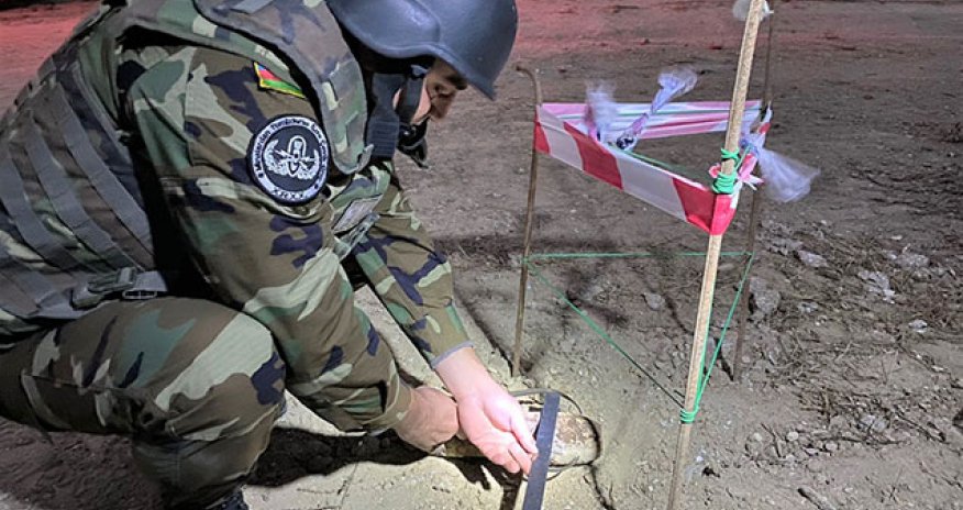 Bakıda top mərmisi tapıldı - Fotolar