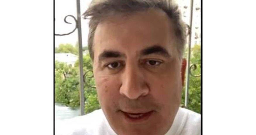 Saakaşvilinin həbs olunmazdan əvvəl - Videomüraciəti