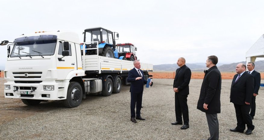 Azerbaijani President visits Jabrayil district