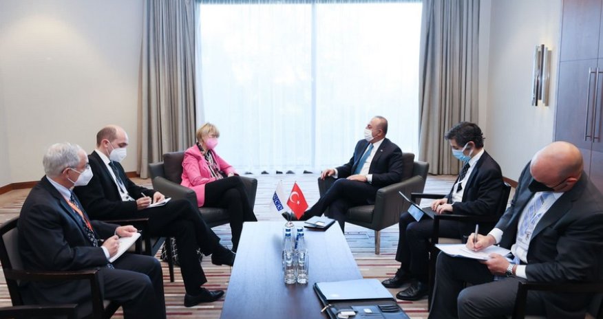 Turkish top diplomat, OSCE Secretary-General discuss Karabakh