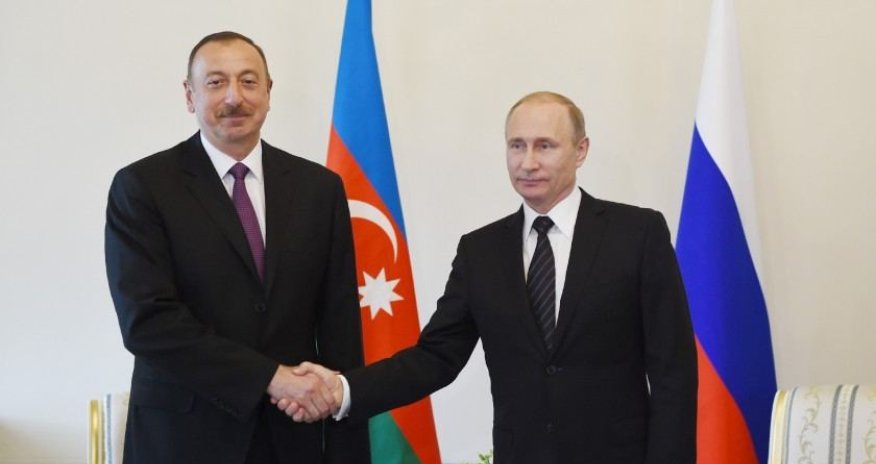President Ilham Aliyev calls Russia's President Vladimir Putin