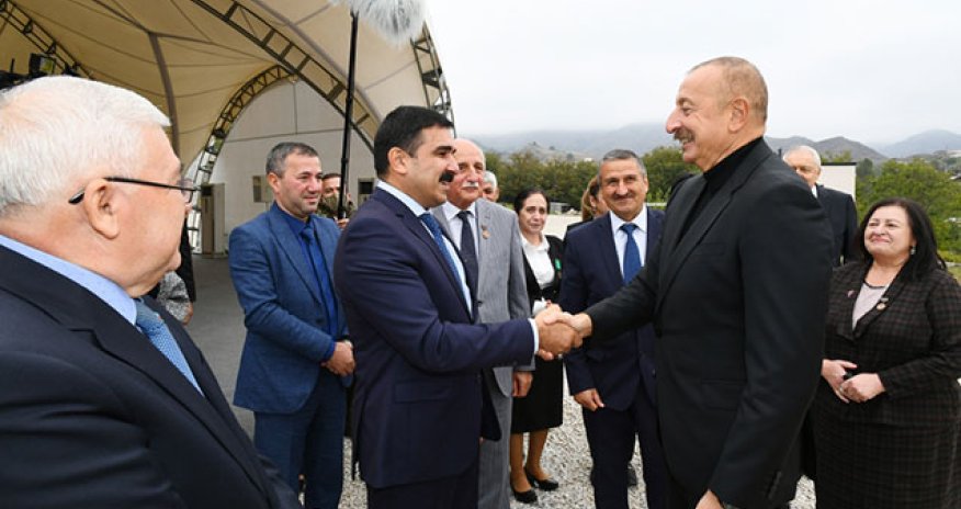 Prezident İbad Hüseynovla da görüşüb - Fotolar