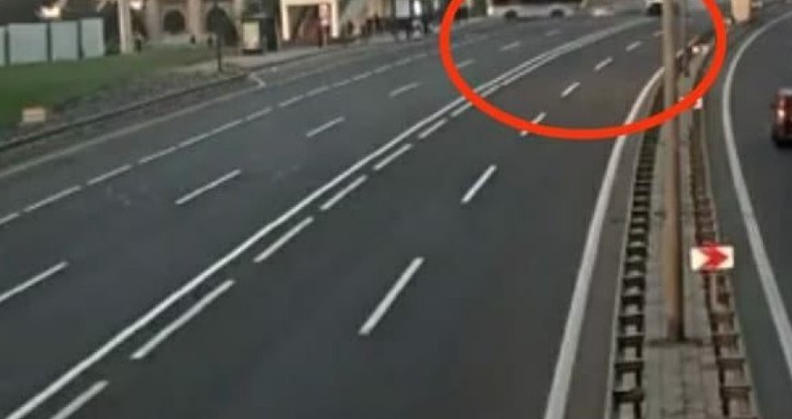 Bakıda 25 nəfərin xəsarət aldığı qəzadan görüntü yayıldı - VİDEO